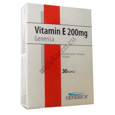 Generica Vitamin E 200 mg 60 kapsúl