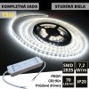 LEDprodukt 15m PROFI LED pásik 70LED/m SMD2835 prúd. driver studená b. 7,2W/m IP20 24V KOMPLETNÁ SADA