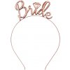 PartyDeco Čelenka - Bride zlato-ružová