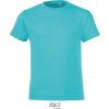 SOL´S REGENT FIT / Detské tričko - atoll blue 96-104