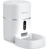 Tellur WiFi Smart Pet Feeder-dávkovač krmiva, UltraHD kamera, 4 L, biela