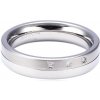 Boccia Titanium Titánový snubný prsteň s diamantmi 0129 03