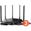 Tenda TX27 Pro AXE5700 WiFi6E Router, 1x GWAN, 3x GLAN, IPv6, BSS Color, VPN server, WPA3,CZ app 75011964