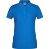 James & Nicholson | JN 8009, Dámske piqué polo z bio bavlny, modrá Royal, XL
