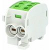 Hora eTec GmbH Svorkovnica rozbočovacia Cu HLAK 70/1 C PE zelená 300A vstup 2x70mm2 výstup 2x50mm2