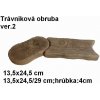 JAPE Trávniková obruba 2 verzia 13,5x24/29x4cm, betón-imitácia dreva, exteriér-mrazuvzdor TOv2