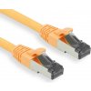 OXnet patch kábel Cat6A, S/FTP (PiMF), LSOH - 0,25m, žltý PKOX-SF6A-002-YL