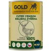 IRONpet Gold Dog Zverina krájaná svalovina, konzerva 400 g