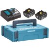Makita 198116-4 sada akumulátorů s nabíječkou 2xBL1860B + DC18RC