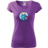 Otec superman - chlapec a chlapec - Dámske tričko Pure - 2XL ( Fialová )