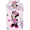JERRY FABRICS Obliečky do postieľky Minnie Flowers 02 baby Bavlna, 100/135, 40/60 cm