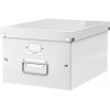 Leitz 6044-00-01 Archivačný box WOW Click & Store - pre A4, biely