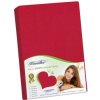 Bellatex jersey prestieradlo červená 160x200