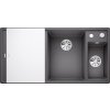 Blanco AXIA III 6 S sivá skala s excentrom + sklenená krájacia doska 523473