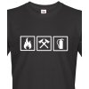 Pánské tričko - Hasič, Barva Černá, Velikost 2XL Bezvatriko.cz 108090