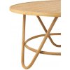 J-Line by Jolipa Prírodný ratanový odkladací stolík Balia Rattan Natural L - Ø 80*44 cm - J-Line by Jolipa