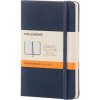 Moleskine Zápisník tvrdé dosky A6 linajkový modrý