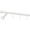 Garniža 19mm obyčajná tyč - 1rad - PULLO - biela