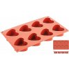 CONTACTO Silikónová forma na pečenie, formičky srdce s priemerom 60 mm | CONTACTO, 6648/060