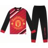 MANCHESTER UNITED FC Detské pyžamo Manchester United FC, čierno-červené, dlhý rukáv Veľkosť: 13-14 r