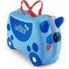 Trunki Kufor s kolieskami - Modrý pes, od 3r+