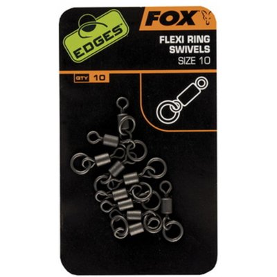 FOX Obratlík Flexi Ring Swivel Veľkosť 10 10ks (CAC529)