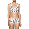 Športová podprsenka Bralette QF1660E - Calvin Klein Veľkosť: XS, Farby: biela / potlač