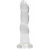 REALROCK Non Realistic dildo 18 cm - transparentné