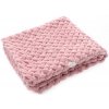 Elsie Puffy deka teplá pletená púdrová ružová