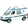 Policajné auto so svetelnými a zvukovými efektmi, s otváracími dverami.