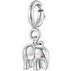 For Silver Náramok s príveskami zvierat – Slon, Mačka, Pes, Škrečok – Striebro 925 Typ: Typ 3
