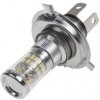 LED autožiarovka 12-24V / H4 - biela 48x1W TURBO LED (2ks)
