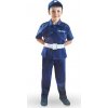 Policajt set (tričko, nohavice, čiapky, opasok), veľkosť 110/120 cm