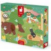 Janod Dotykové senzorické puzzle Les