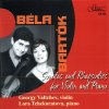 Béla Bartók - Sonatas & Rhapsodies for Violin and Piano (CD) (Georgy Valtchev, violin Lora Tchekoratova, piano)