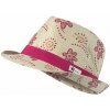 STERNTALER Klobúk slamený UV50+ kvetinky béžová dievča- 45 cm 6-9 m