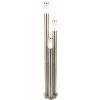 GLOBO 3159-3 BOSTON vonkajšie stojanové svietidlo/stĺpik D280mm V1700mm 3xE27 IP44 nerez, opál