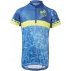 Detský cyklo dres Silvini Scrivia modrá/limetková 134-140
