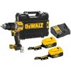 DeWALT Náradie - 18V AKU vŕtačka s príklepom, 2x aku 5,0 Ah LANYARD READY, nabíjačka DCD805P2LRT