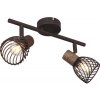 Bodové osvetlenie Globo Isabelle 54817-2 2xE14 40W farba hrdze