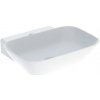 Geberit One Umyvadlo na desku 50x42,5 cm s otvorem, vývod svislý, bílá/KeraTect 505.041.01.6