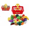 Teddies Nákupní košík ovoce/zelenina 25ks plast