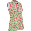 Callaway Floral Sleeveless Womens Cheeky Pink XS Polo košeľa