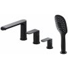 Omnires Sacramento vaňová/sprchová batéria na vaňu čierna SC2332BL