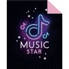 DETEXPOL Přehoz na posteľ Music Star Polyester, 170/210 cm