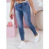 Dámske džínsy skinny WERNI Dstreet UY2366 Farba: Modrá, Veľkosť: M