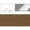 Prechodové lišty A71 - SAMOLEPIACE šírka 8 x výška 0,51 x dĺžka 100 cm - orech chile