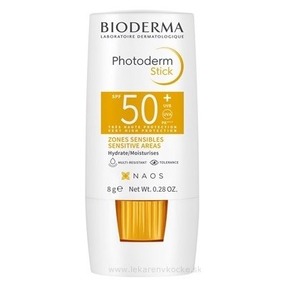 BIODERMA Photoderm Tyčinka SPF 50+ na pery a citlivé miesta 1x8 g