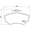 Sada brzdových platničiek kotúčovej brzdy BREMBOPRIME LINE P 85 011 (P85011) EAN: 8020584058145