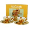 Duo Porcelánová šálka s podšálkou Van Gogh Sunflowers 2 x 90 ml